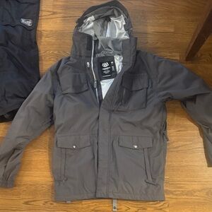 686 Men's Charcoal Raincoat